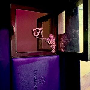 Moissanite necklace 0.15 carat